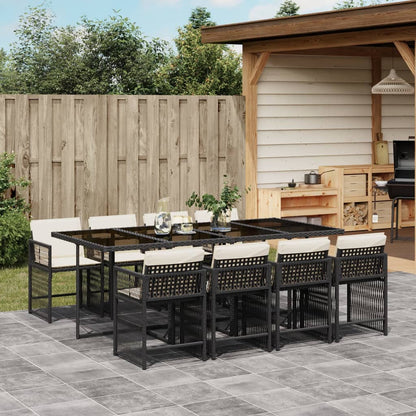 7-Delige Tuinset Met Kussens Poly Rattan