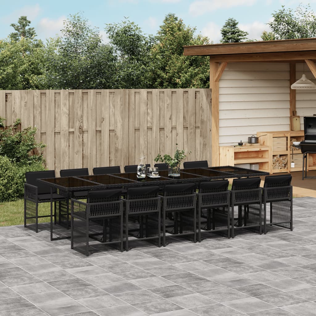 7-Delige Tuinset Met Kussens Poly Rattan