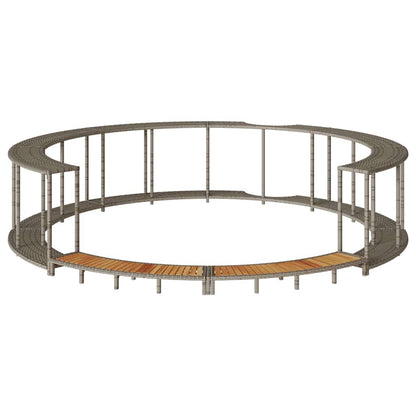 Hottub Ombouw Opbergruimte En Houten Opstapje Poly Rattan