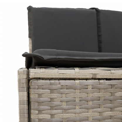 Hottub-Bankjes Met Kussens 2 St Poly Rattan