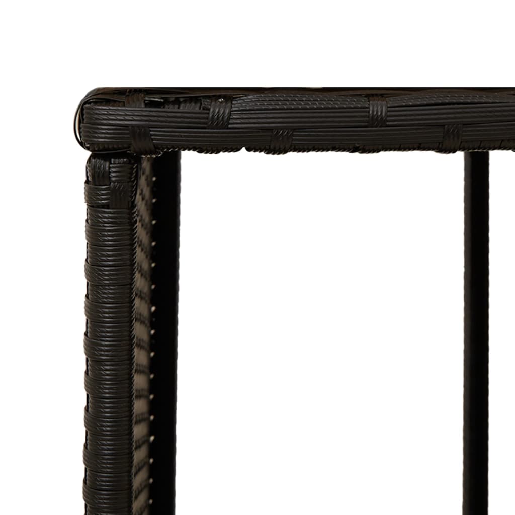 Opbergschappen Voor Hottub 2 St Poly Rattan