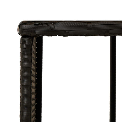 Opbergschappen Voor Hottub 2 St Poly Rattan