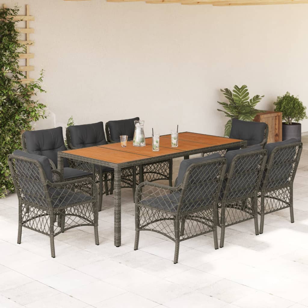 9-Delige Tuinset Poly Rattan