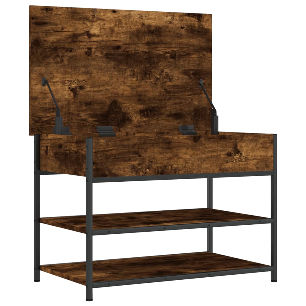 Schoenenbankje 70X42,5X50 Cm Bewerkt Hout Kleurig