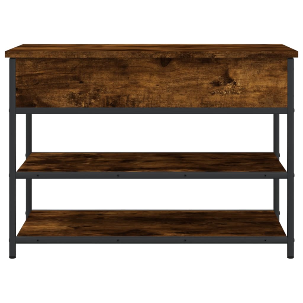 Schoenenbankje 70X42,5X50 Cm Bewerkt Hout Kleurig