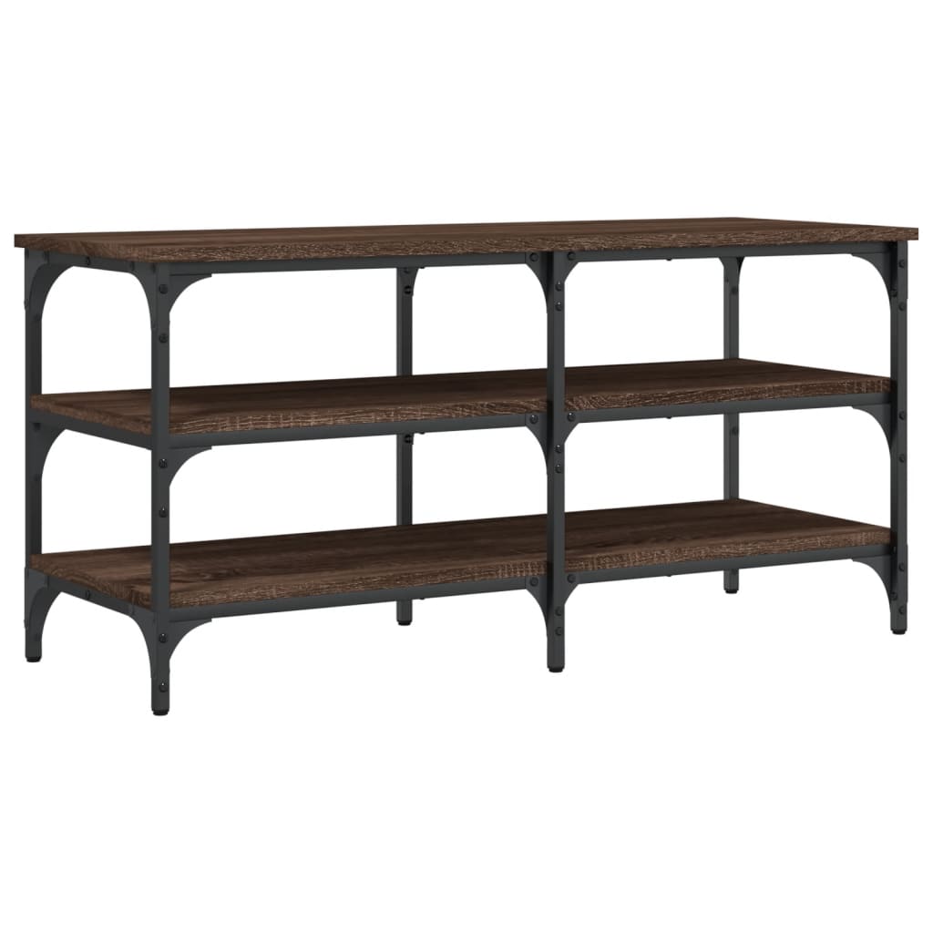 Schoenenbankje 100X38,5X49 Cm Bewerkt Hout