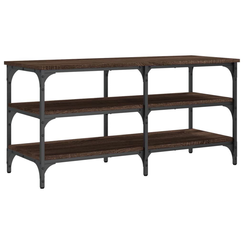 Schoenenbankje 100X38,5X49 Cm Bewerkt Hout