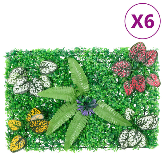   Hek Met Kunstplanten 40X60 Cm Groen