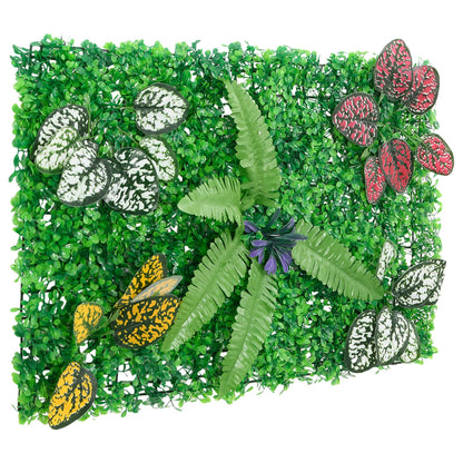  Hek Met Kunstplanten 40X60 Cm Groen