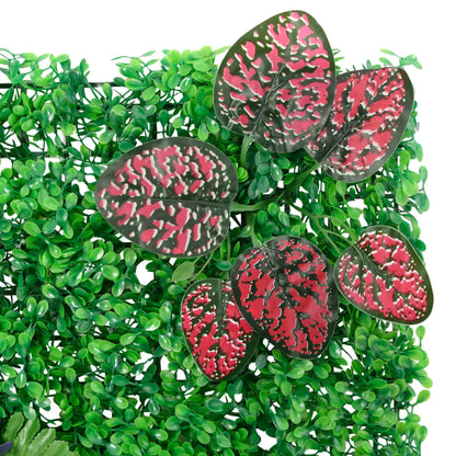   Hek Met Kunstplanten 40X60 Cm Groen