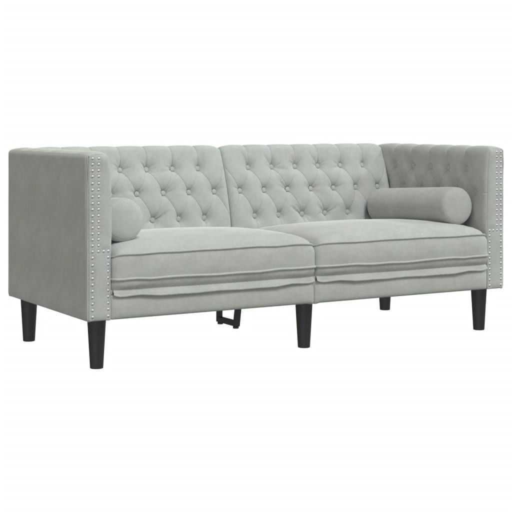 Chesterfield-Stijl En Bolsters Fluweel