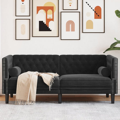 Chesterfield-Stijl En Bolsters Fluweel