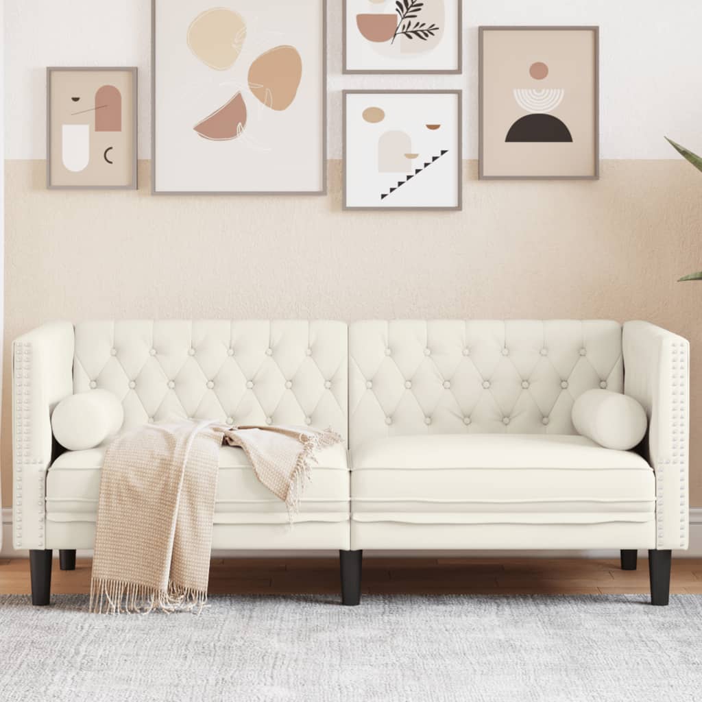Chesterfield-Stijl En Bolsters Fluweel