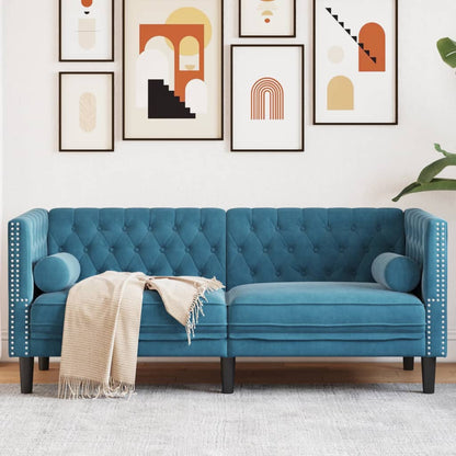 Chesterfield-Stijl En Bolsters Fluweel