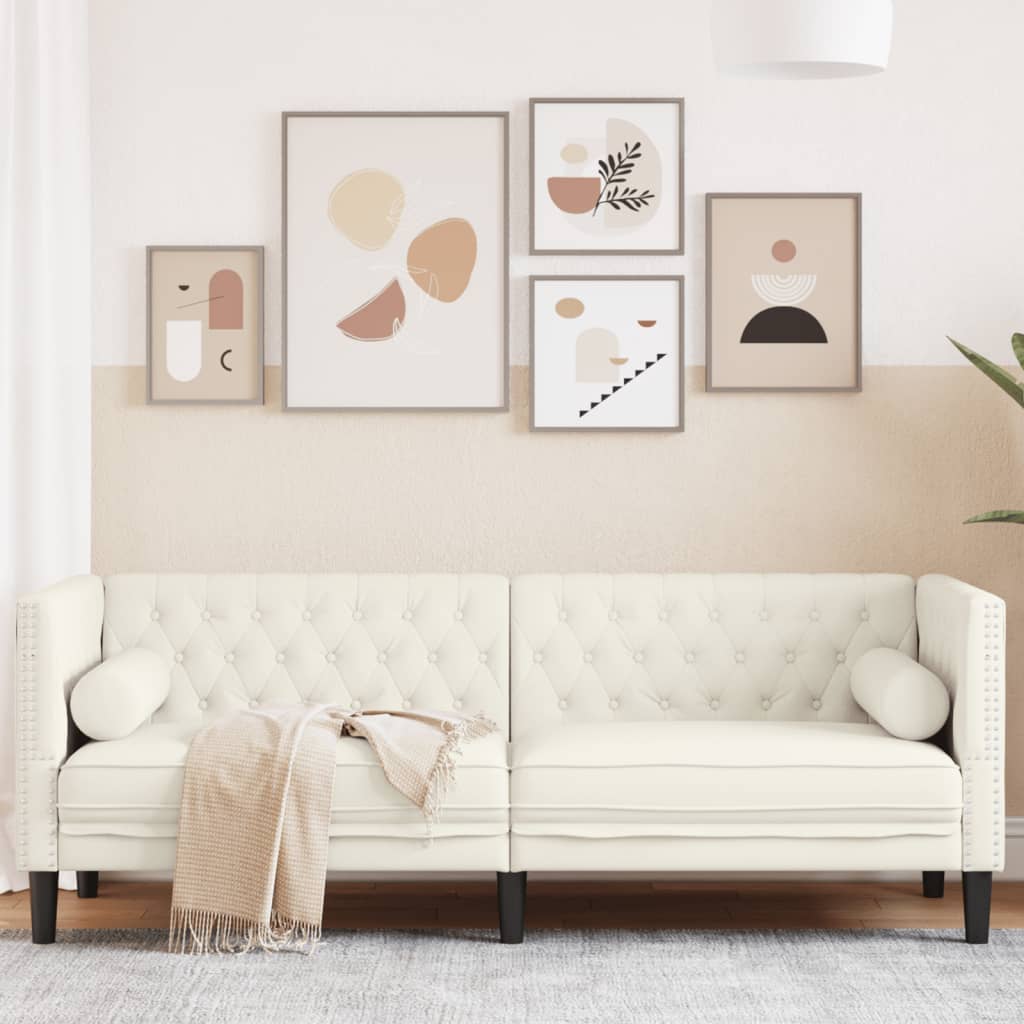 Chesterfield-Stijl En Bolsters Fluweel
