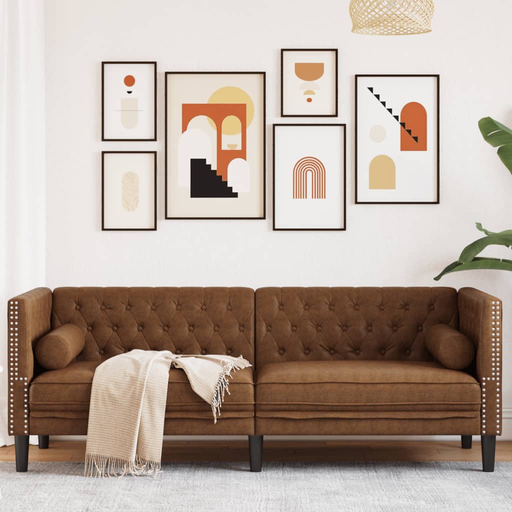 Chesterfield-Stijl En Bolsters Fluweel