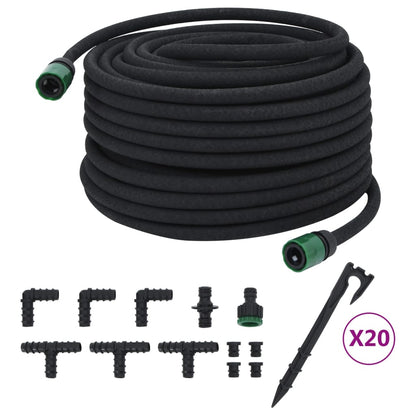 Druppelslang 0,6'' Rubber Zwart