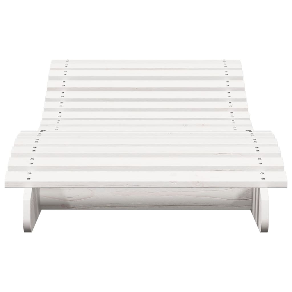 Ligbed 205X70X31,5 Cm Massief Grenenhout