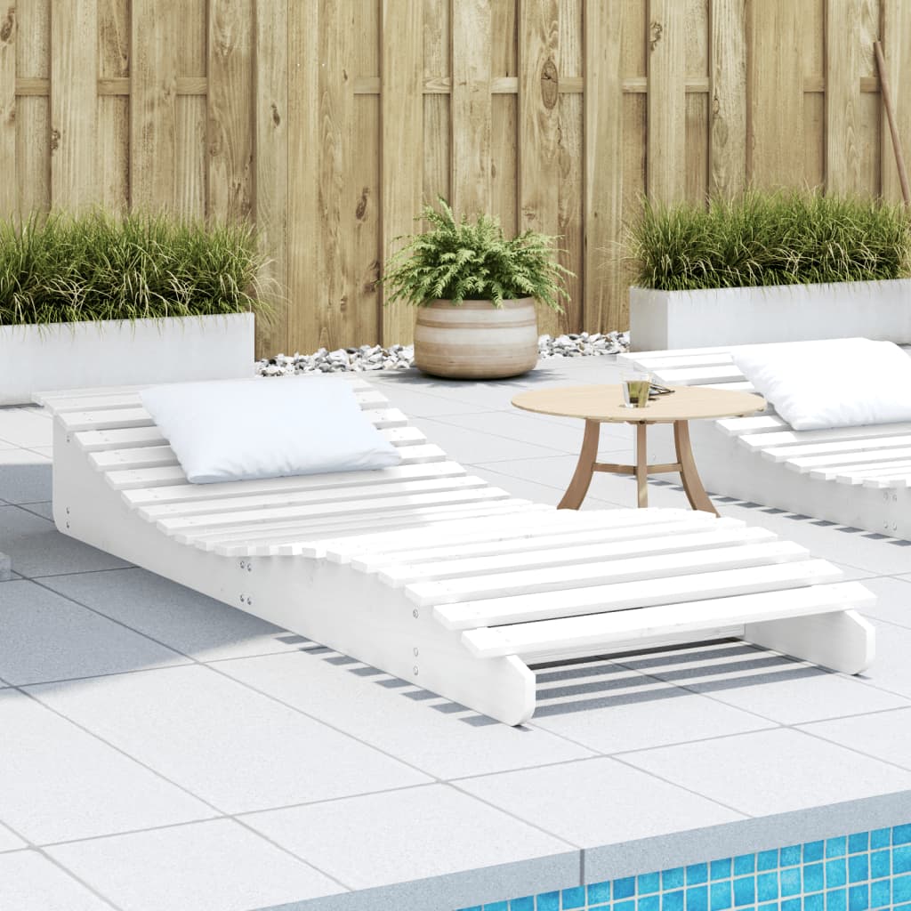 Ligbed 205X70X31,5 Cm Massief Grenenhout
