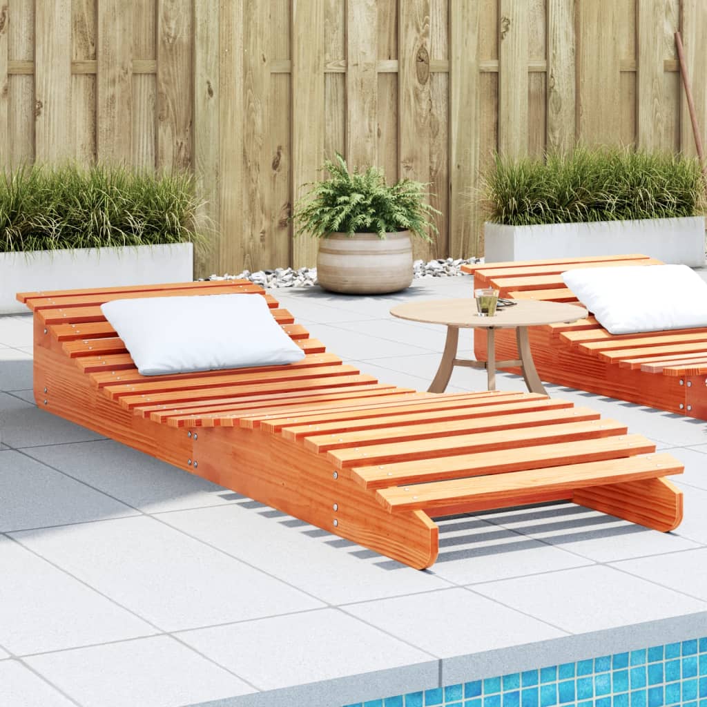 Ligbed 205X70X31,5 Cm Massief Grenenhout