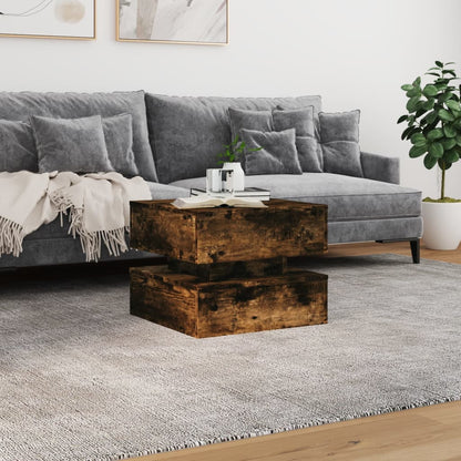 Salontafel Met Metalen Poten 50X50X40 Cm Kleurig