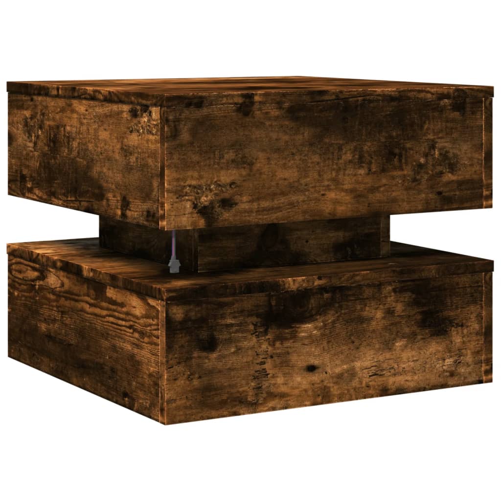Salontafel Met Metalen Poten 50X50X40 Cm Kleurig
