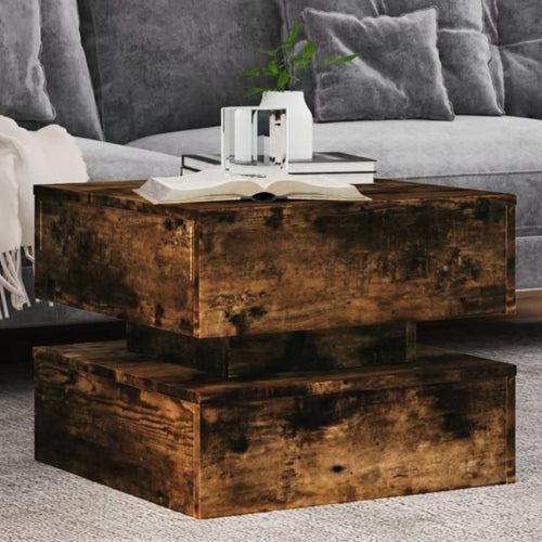 Salontafel Met Metalen Poten 50X50X40 Cm Kleurig
