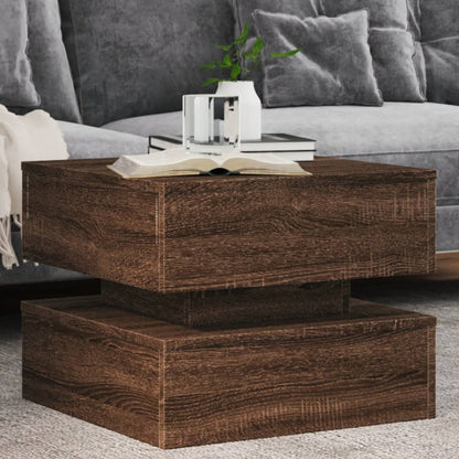 Salontafel Met Metalen Poten 50X50X40 Cm Kleurig