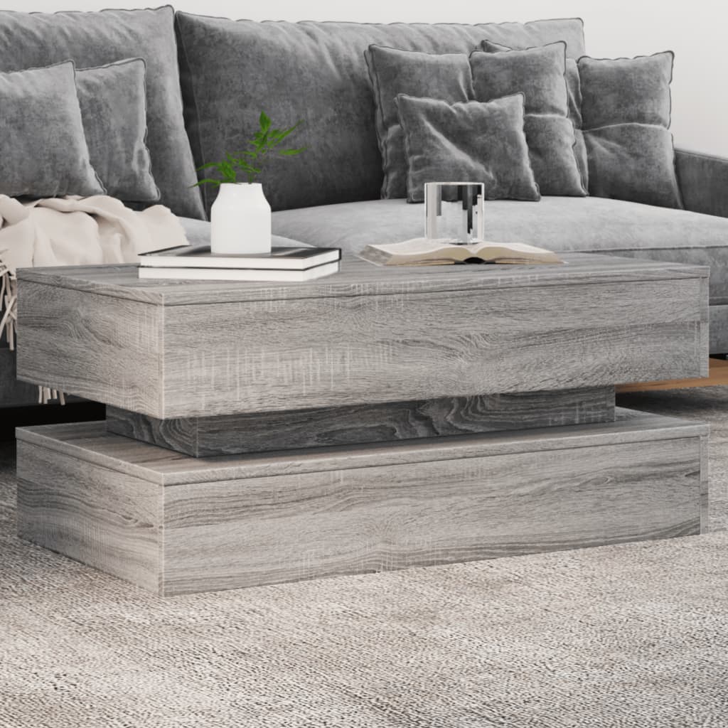 Salontafel Met Metalen Poten 50X50X40 Cm Kleurig