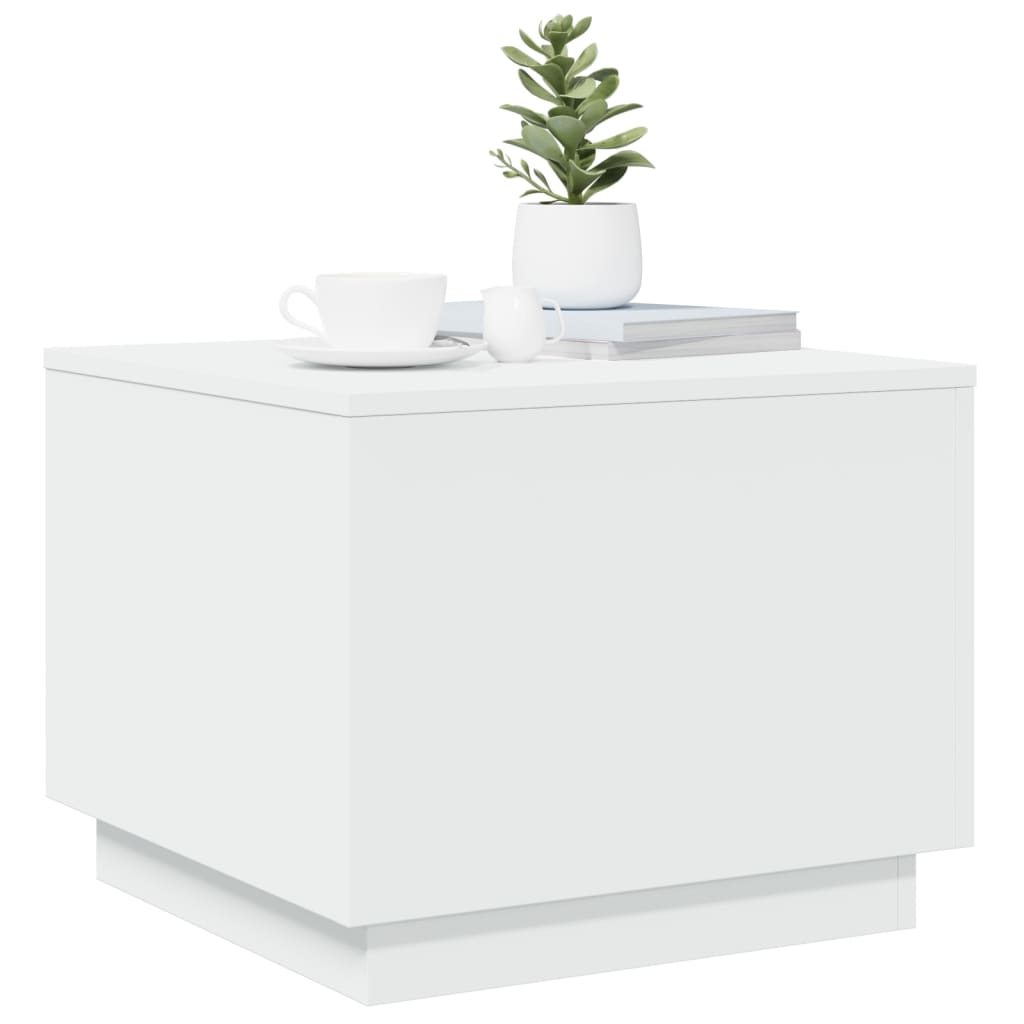 Salontafel Met Led-Verlichting 50X50X40 Cm