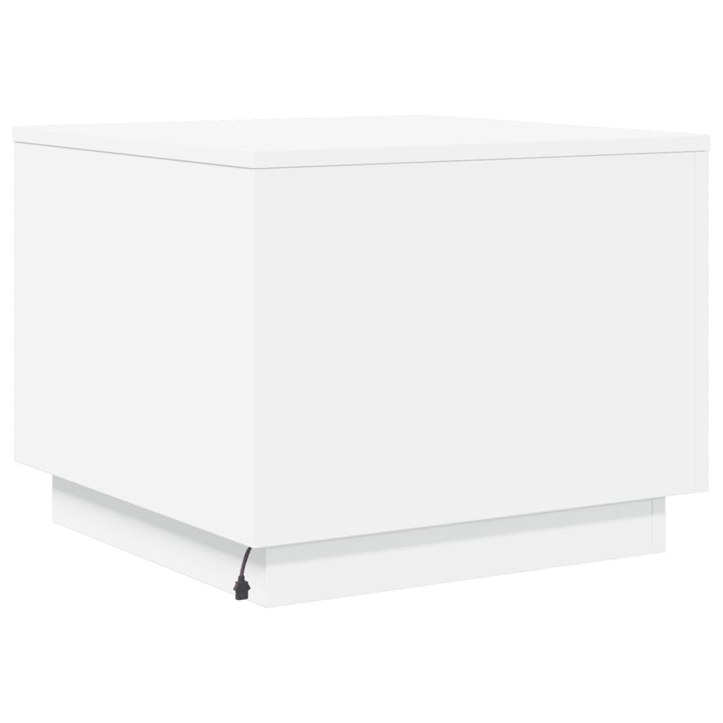 Salontafel Met Led-Verlichting 50X50X40 Cm