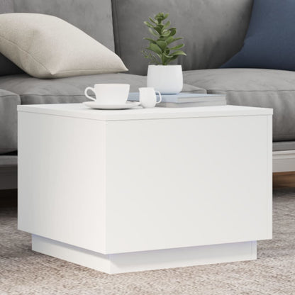 Salontafel Met Led-Verlichting 50X50X40 Cm