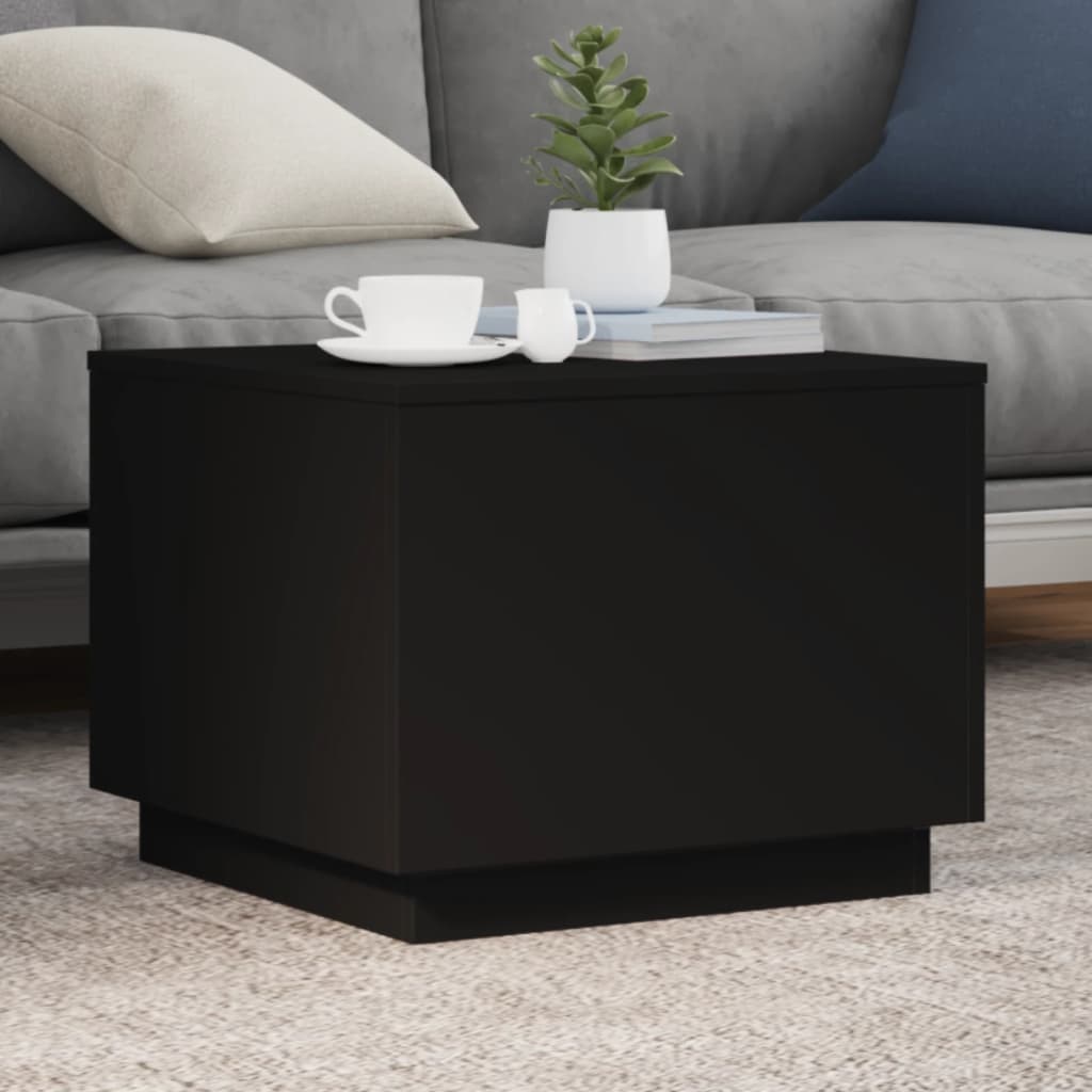 Salontafel Met Led-Verlichting 50X50X40 Cm