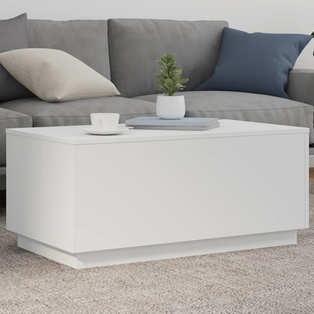 Salontafel Met Led-Verlichting 50X50X40 Cm