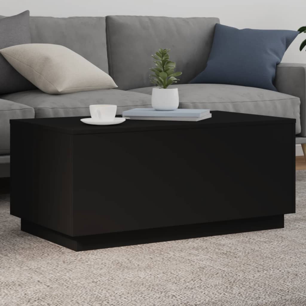 Salontafel Met Led-Verlichting 50X50X40 Cm