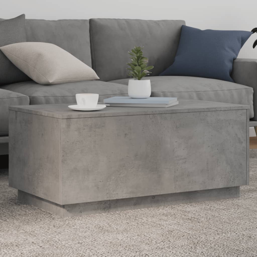 Salontafel Met Led-Verlichting 50X50X40 Cm