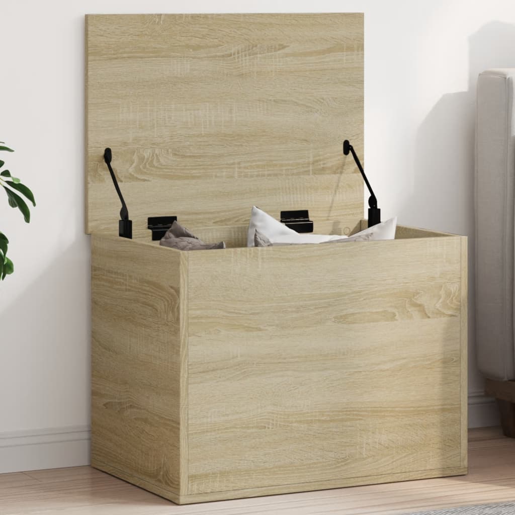 Opslagdoos Met Opslag Bewerkt Hout