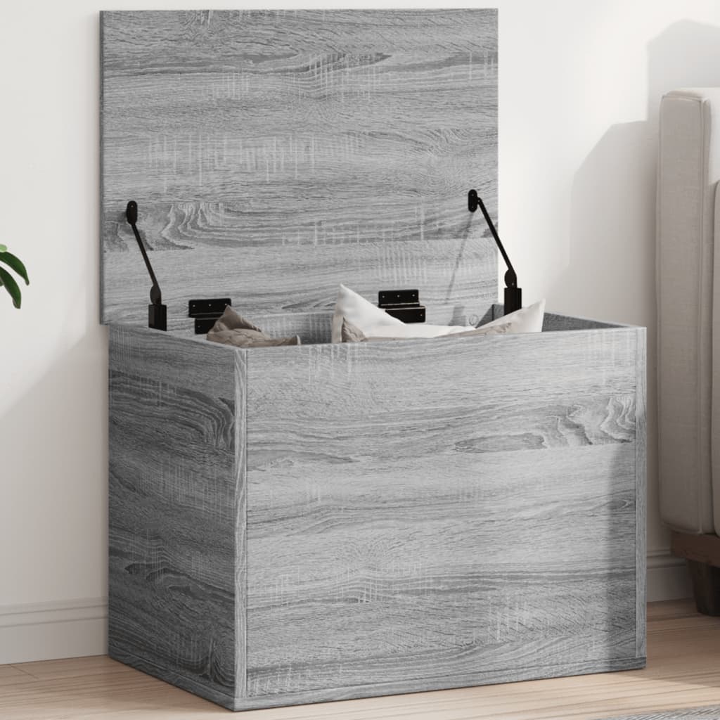 Opslagdoos Met Opslag Bewerkt Hout