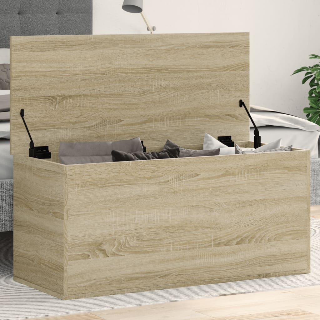 Opslagdoos Met Opslag Bewerkt Hout