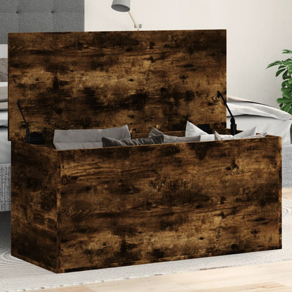 Opslagdoos Met Opslag Bewerkt Hout