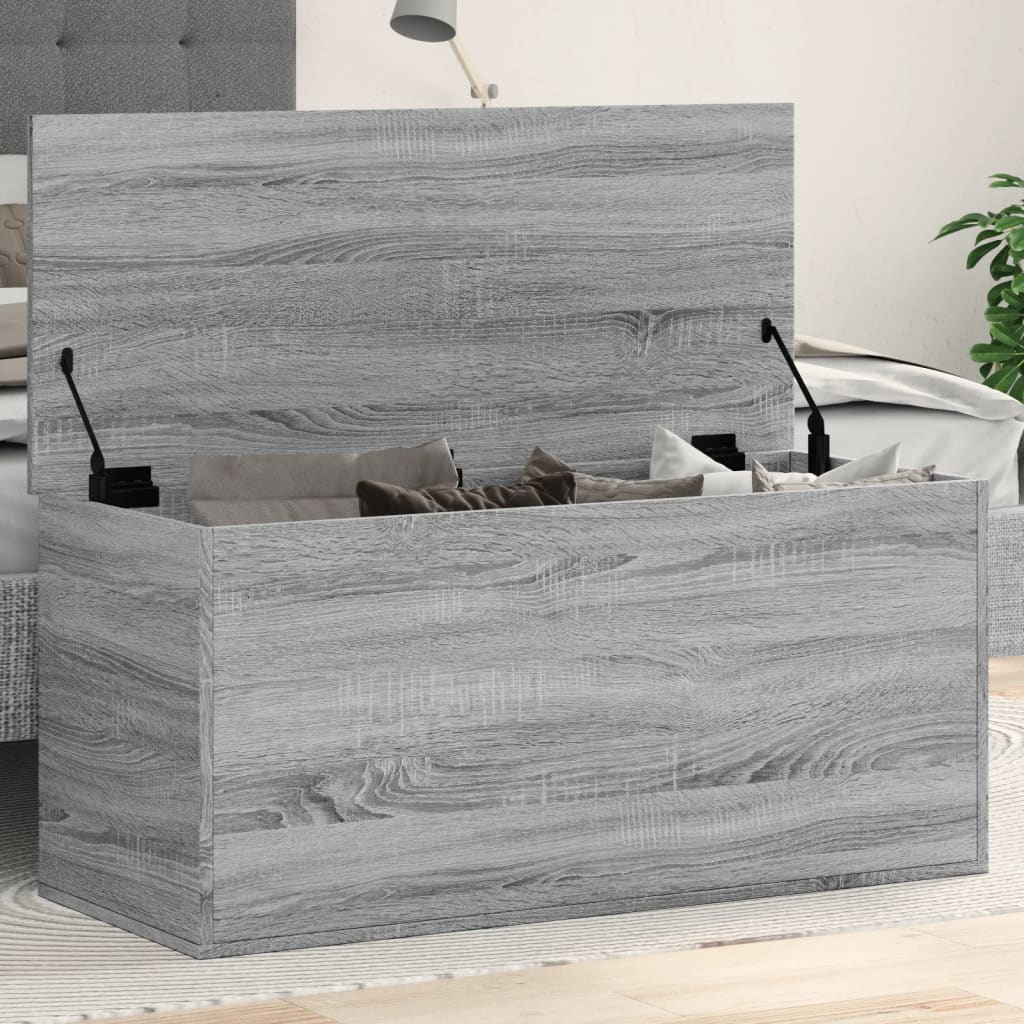 Opslagdoos Met Opslag Bewerkt Hout