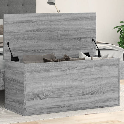 Opslagdoos Met Opslag Bewerkt Hout