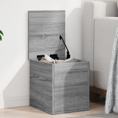 Opslagdoos Met Opslag Bewerkt Hout