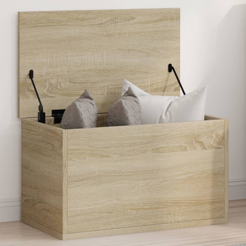 Opslagdoos Met Opslag Bewerkt Hout