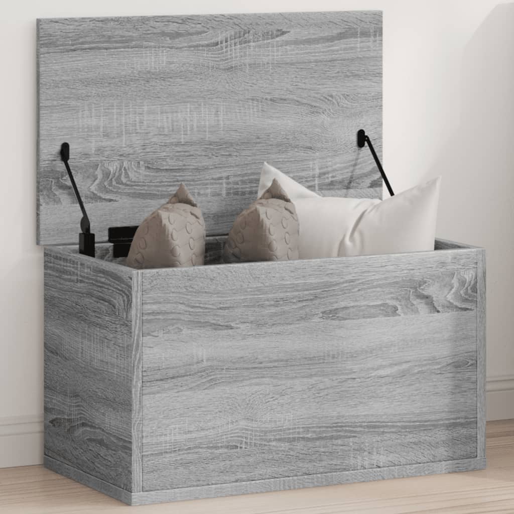 Opslagdoos Met Opslag Bewerkt Hout