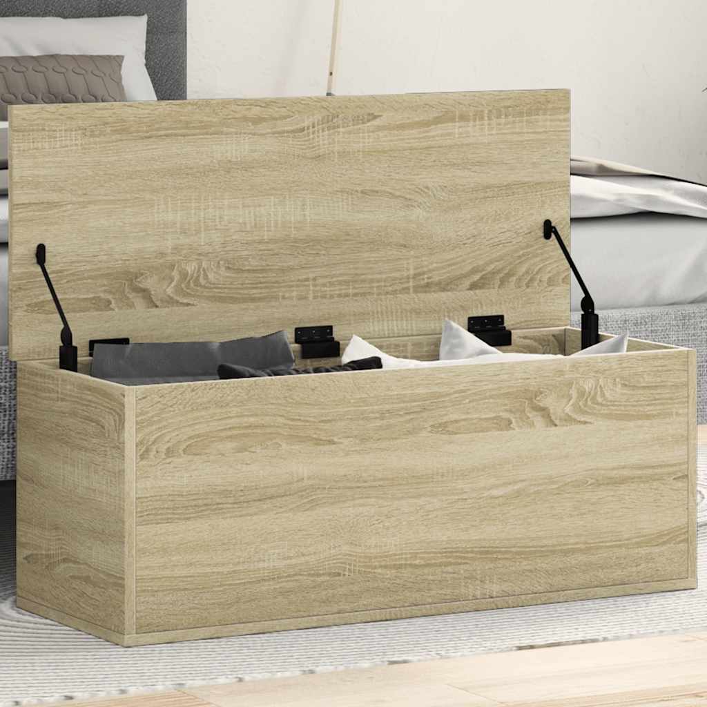 Opslagdoos Met Opslag Bewerkt Hout