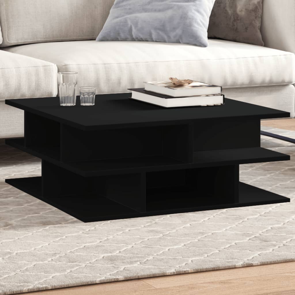 Salontafel 70X70X29 Cm Bewerkt Hout