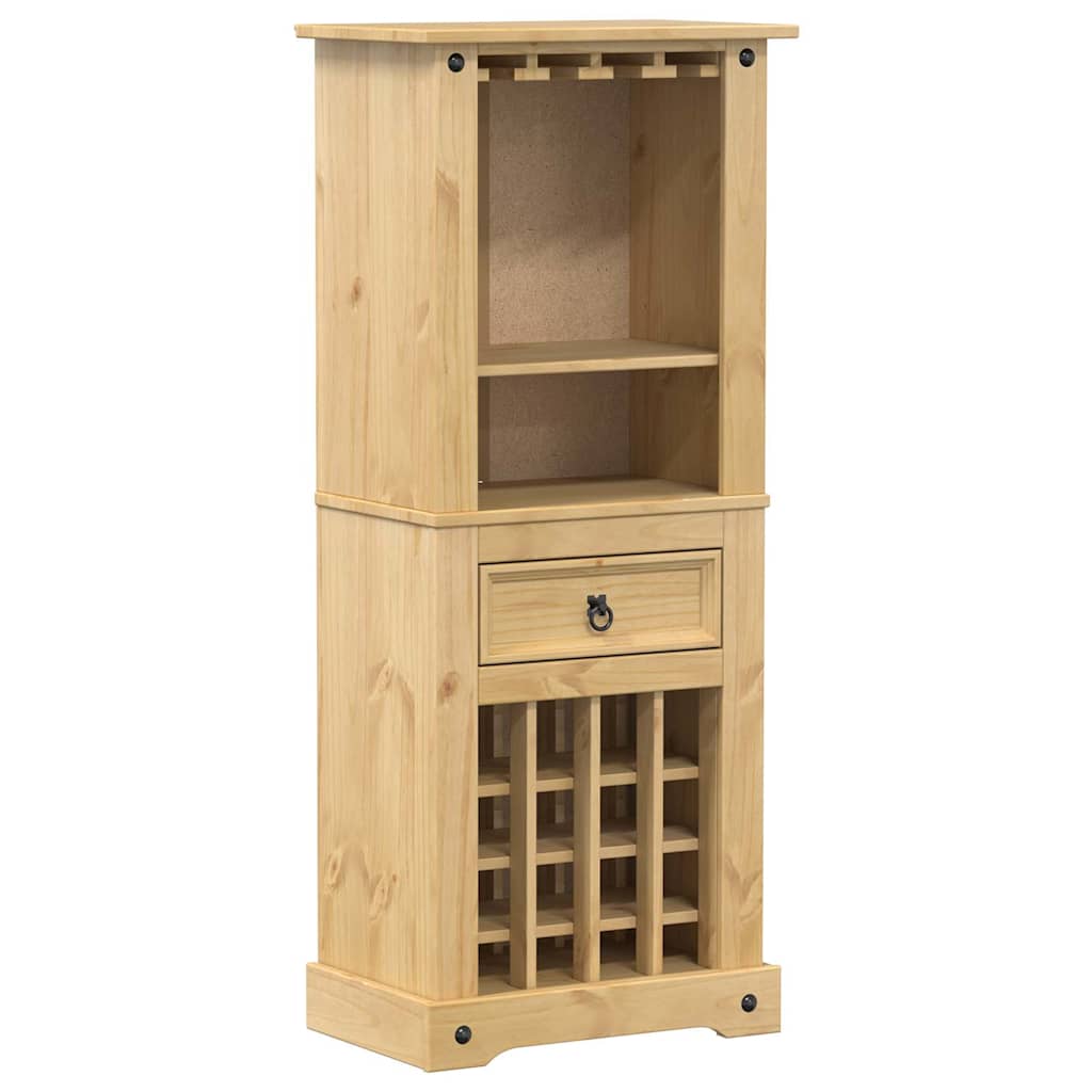Wijnrek Corona 56X35X134,5 Cm Massief Grenenhout