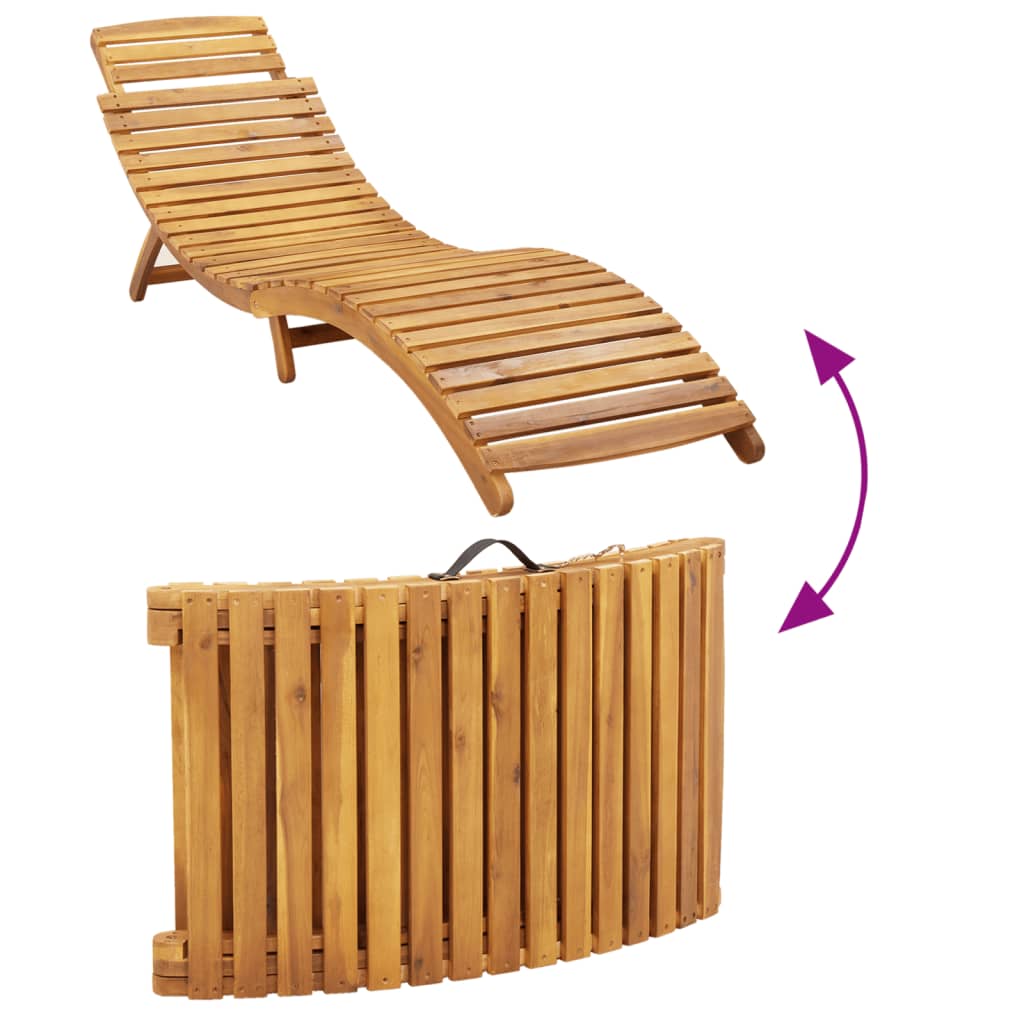 Ligstoelen Met Kussens 2 St Massief Acaciahout Taupe