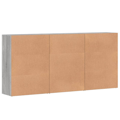 Dressoirs 3 St 60X31X84 Cm Bewerkt Hout Eikenkleur